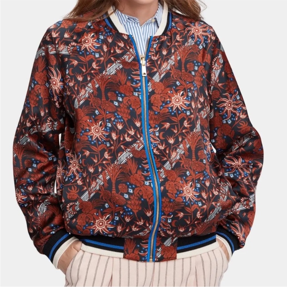 Scotch & Soda Reversible Floral Bomber Jacket